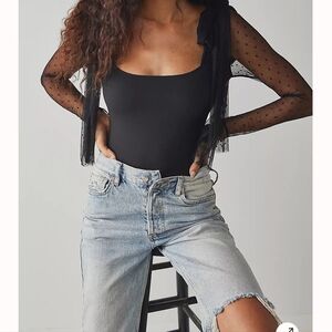 Free People Tongue Tied Bodysuit (M)
